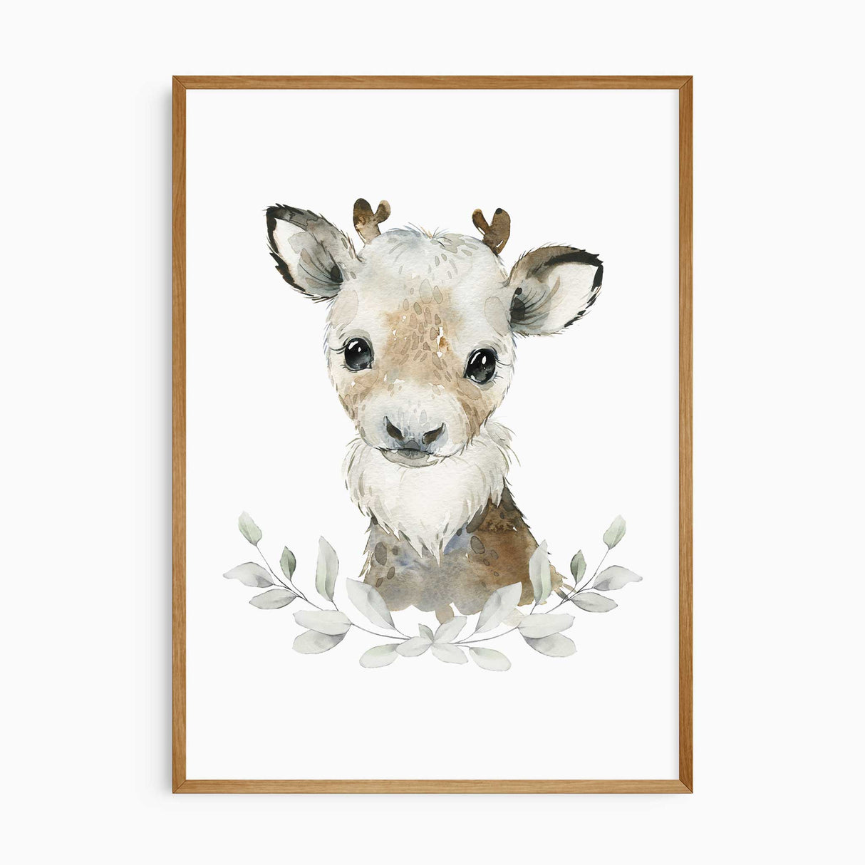 Baby arctic wall art set of three winter animal prints