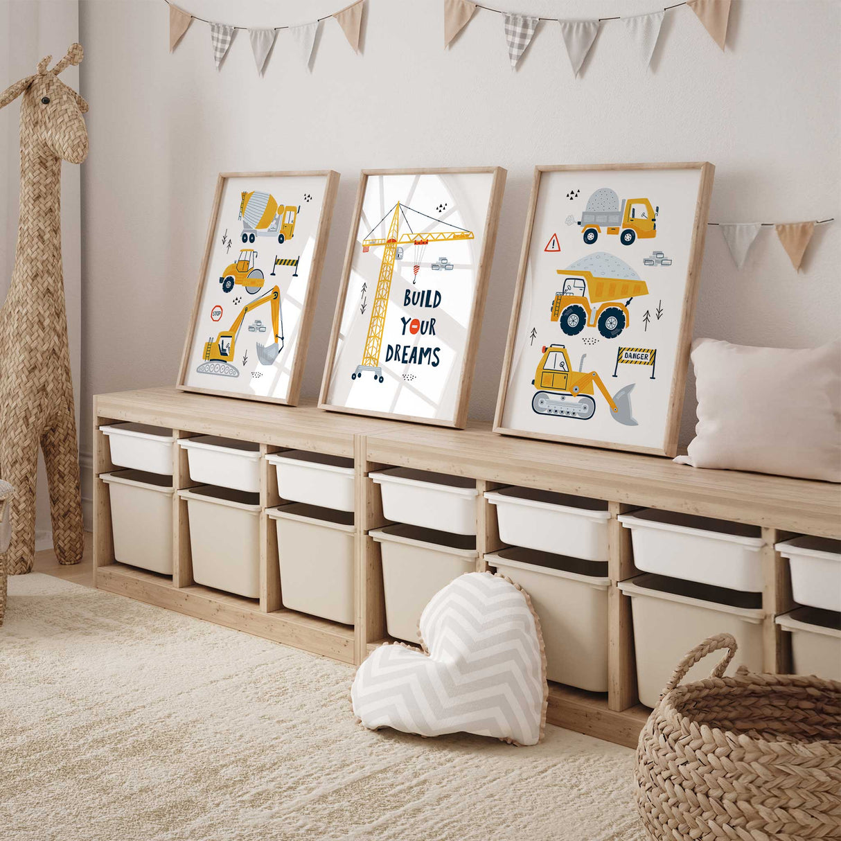 Build Your Dreams Construction Trio