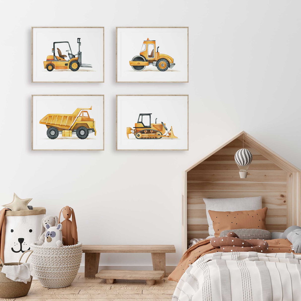 Construction Vehicles - Set of 4