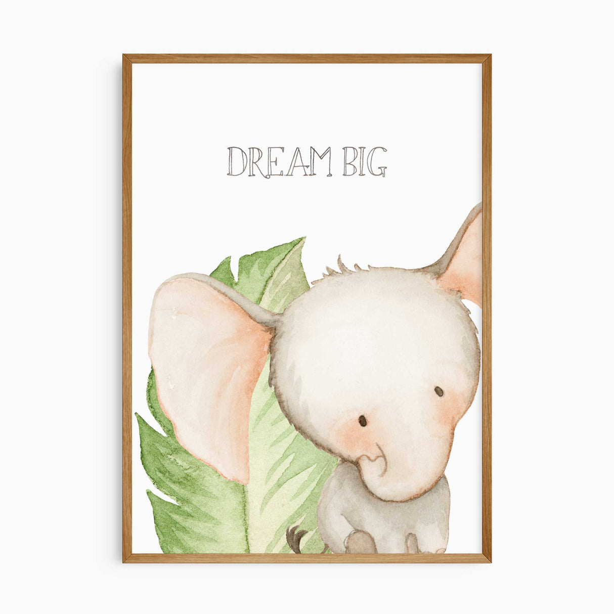 Baby animal nursery prints featuring giraffe zebra and elephant with quotes