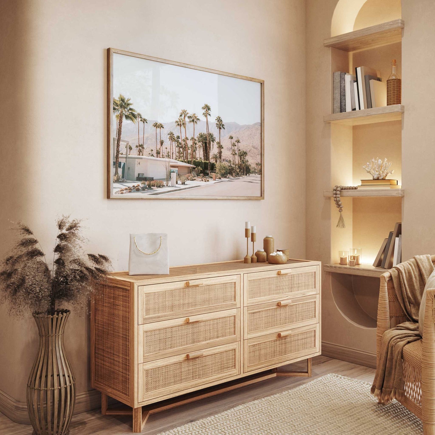 Palm Springs photography print for living room or bedroom wall décor