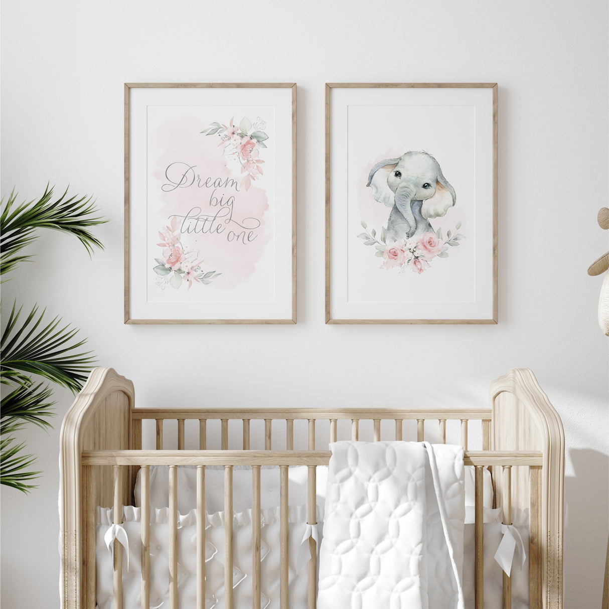 Inspirational quote wall art for girls nursery