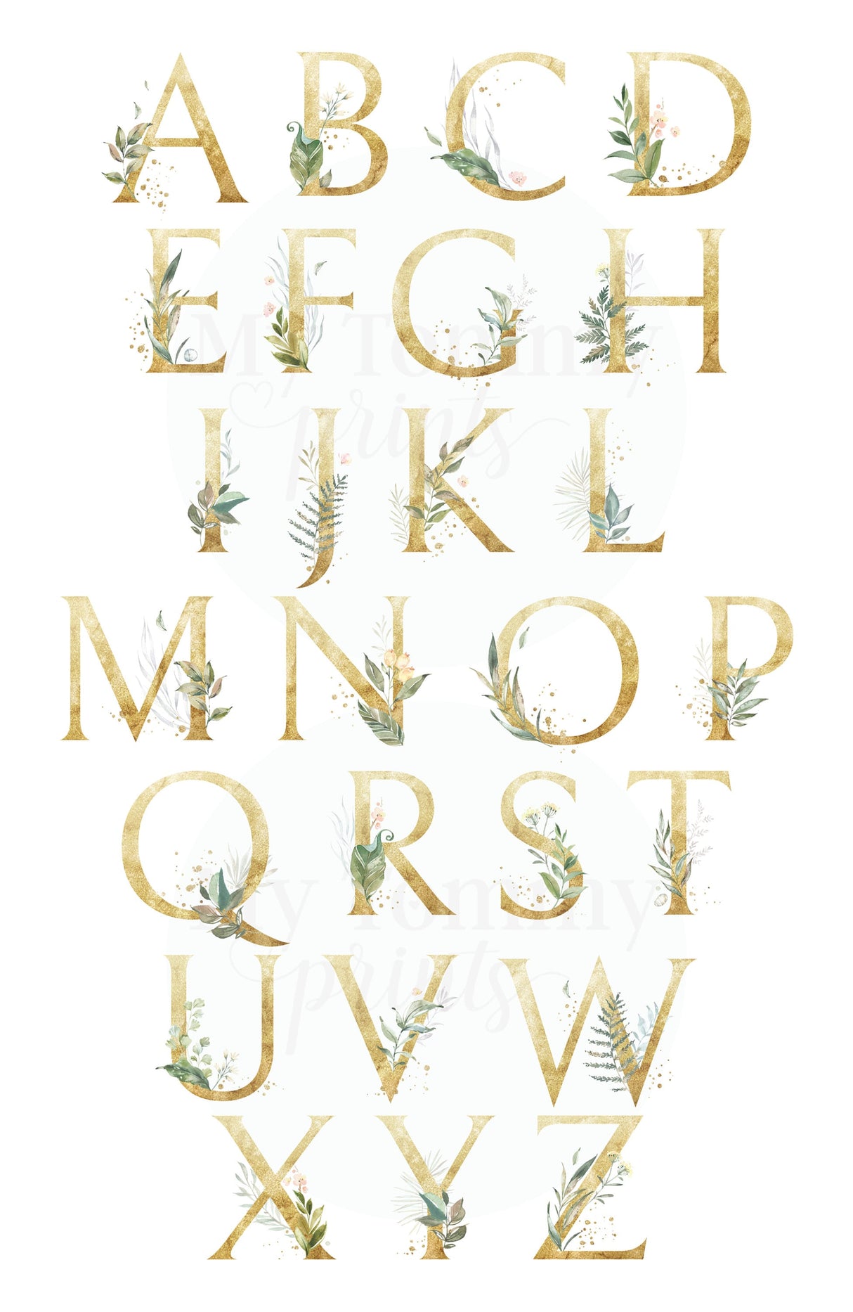 Personalised Safari Nursery Wall Art Set