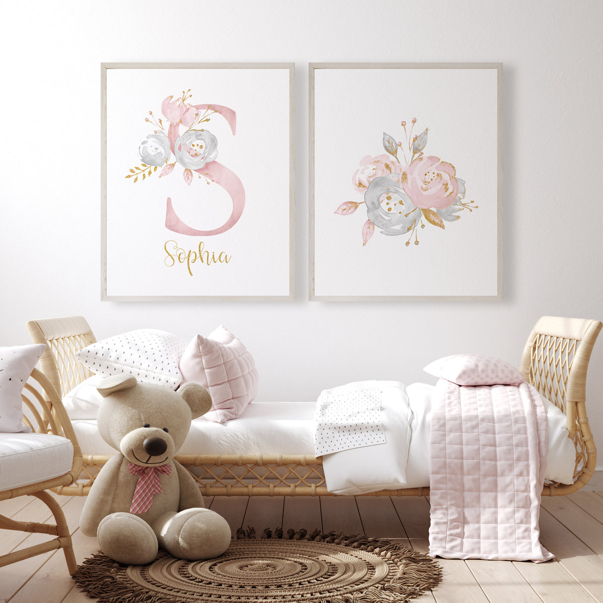 Floral Nursery Art Prints