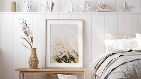 Botanical and tree wall art print featuring natural greenery for home decor