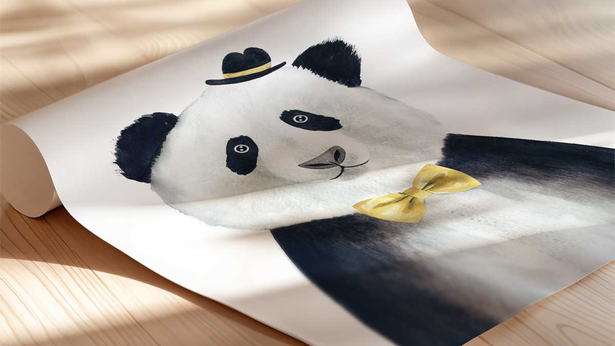 Playful animal wall art for boys featuring fun and unique creatures for kids' bedroom décor