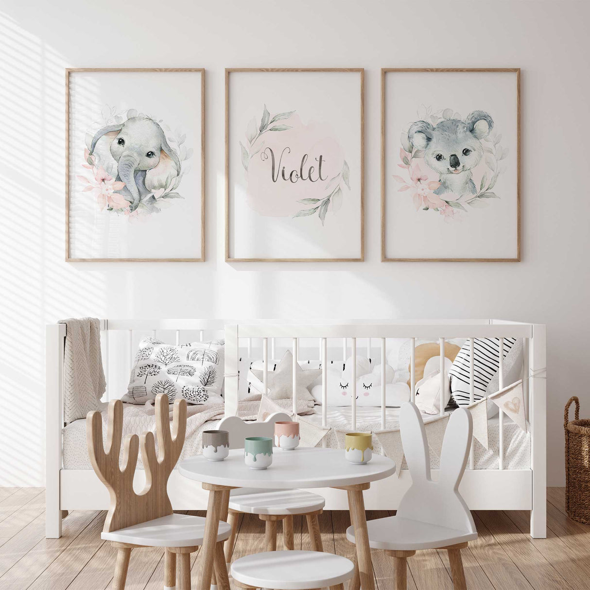 Personalised Elephant & Koala Set