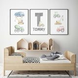 Personalised Construction Prints