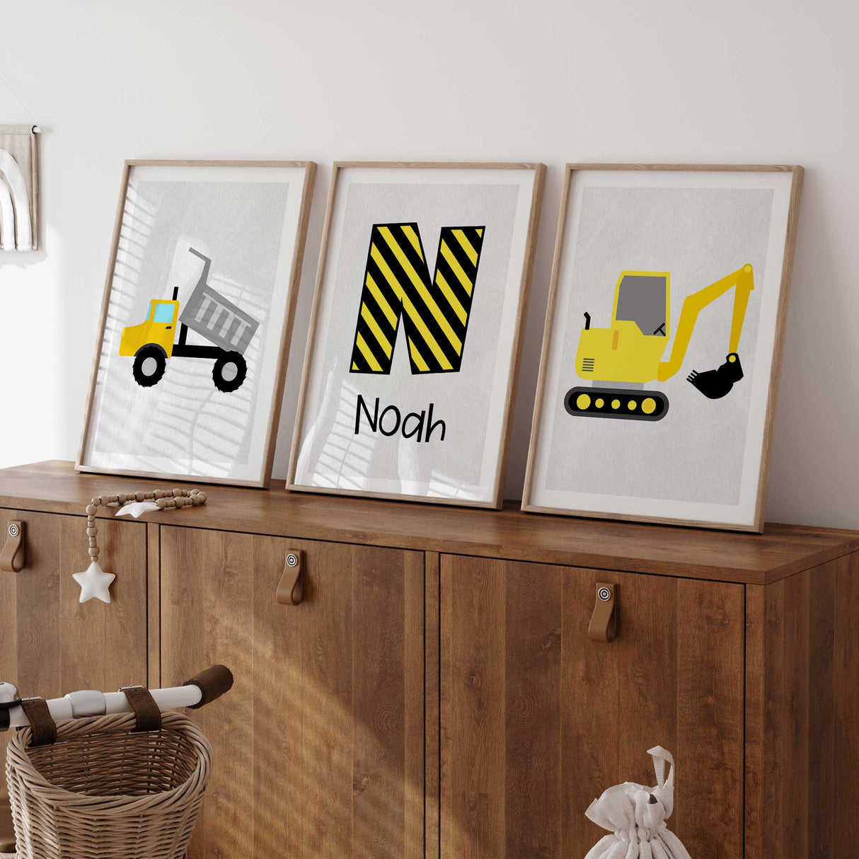 Personalised Construction Prints