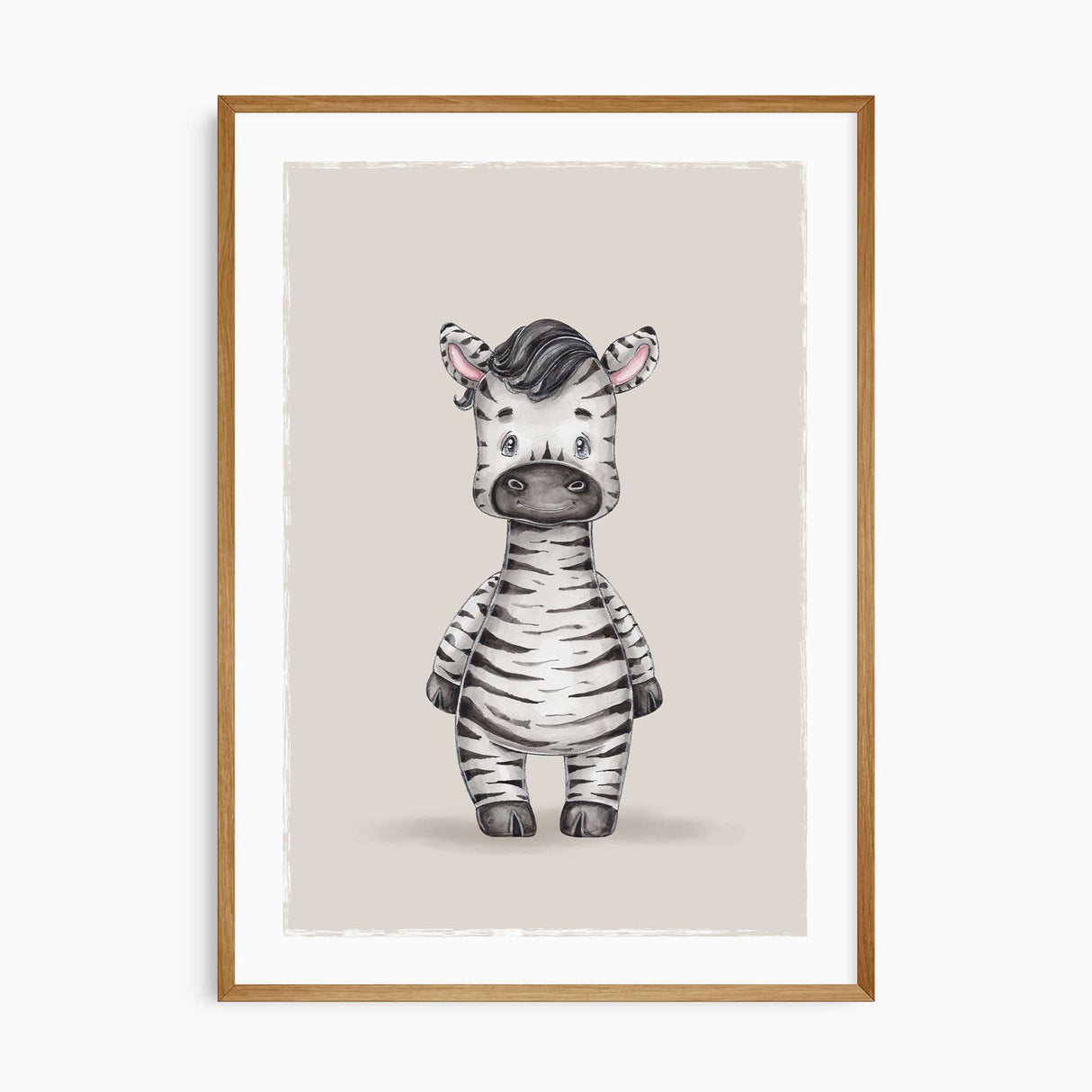 African animal wall art set for nursery or kids room