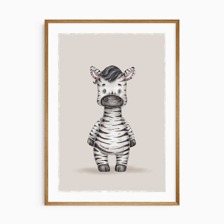 African animal wall art set for nursery or kids room