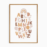 Alphabet  & Number Rainbow  Prints