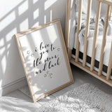 Baby shower gift idea moon and back print