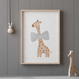 Giraffe With Oversized Bowtie