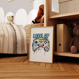 boys room gaming print graffiti