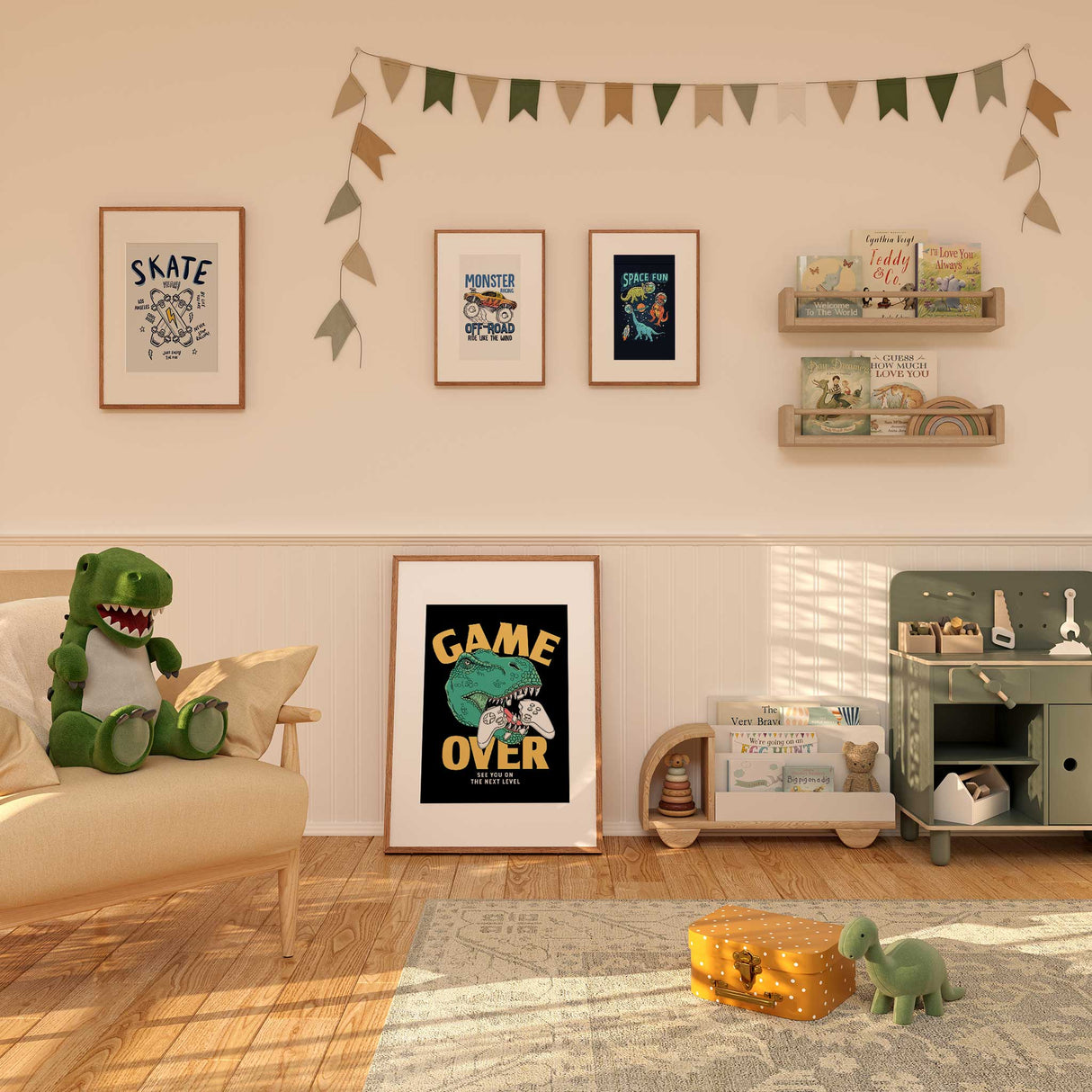 Wall decor prints for boys room