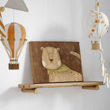 Cheetah wall art for a toddler bedroom or playroom