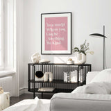 Choose kindness wall art for bedroom