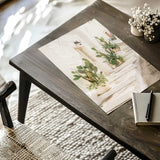 Coastal white street wall art featuring sunlit stone pathway, terracotta planters and Mediterranean village architecture