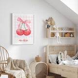 cherries wall art