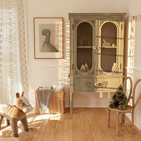 Dinosaur wall print for a neutral kids room