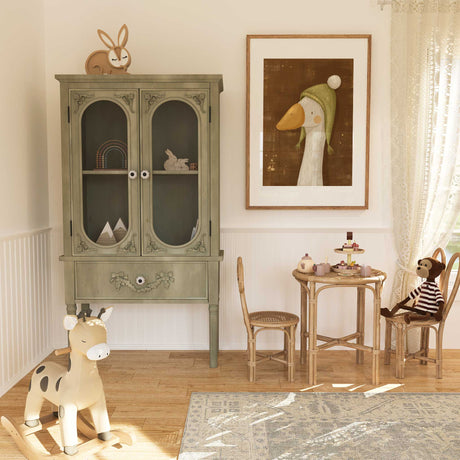 Earthy goose wall art for nursery and playroom