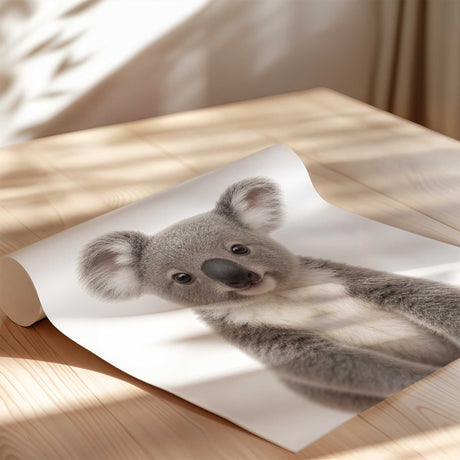 Gender neutral Australian nursery prints featuring realistic baby animals