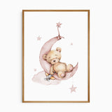 Girls Teddy Bear Prints