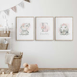 Personalised Elephant Prints