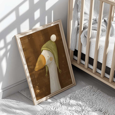 goose print for baby nursery decor