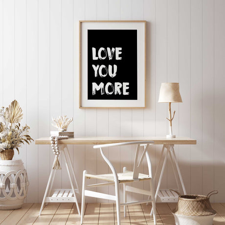 Close-up of brush lettering quote art