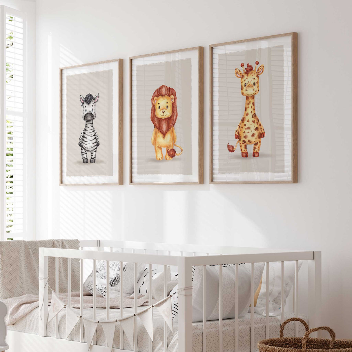 Baby Safari Animals Trio