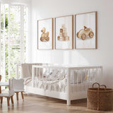 Vintage Toy Nursery Prints Set of 3