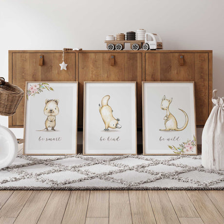 Australian Animal Wall Art Set