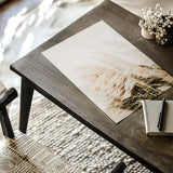 Neutral botanical wall art print featuring soft beige pampas grass in a warm minimalist style