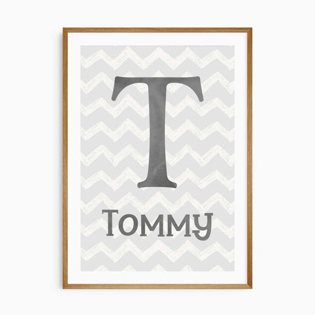 Custom name construction vehicle wall art set with trucks and machinery