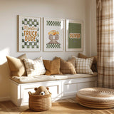 Monster Truck Dude Print-  Set of 3