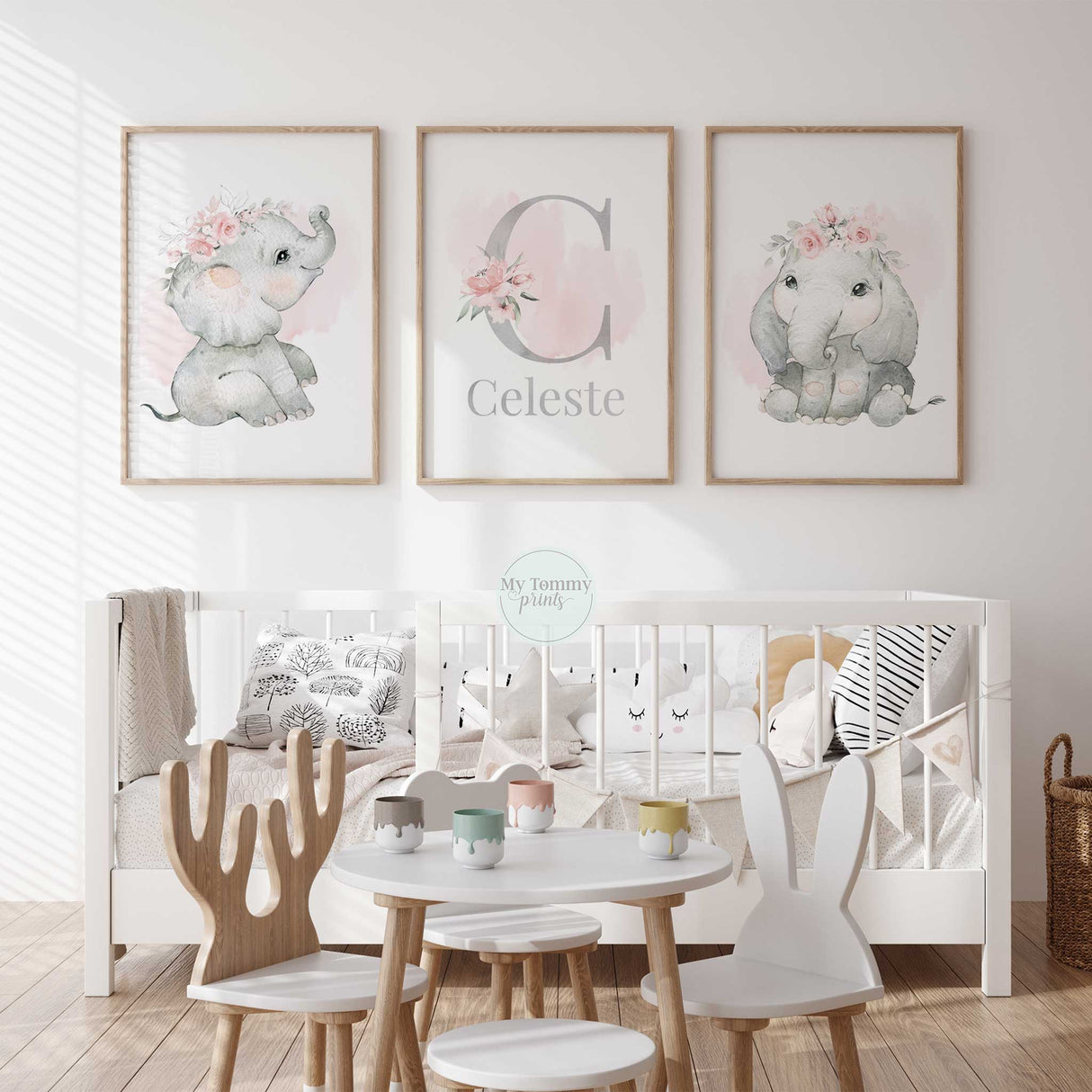 Personalised Elephant Prints