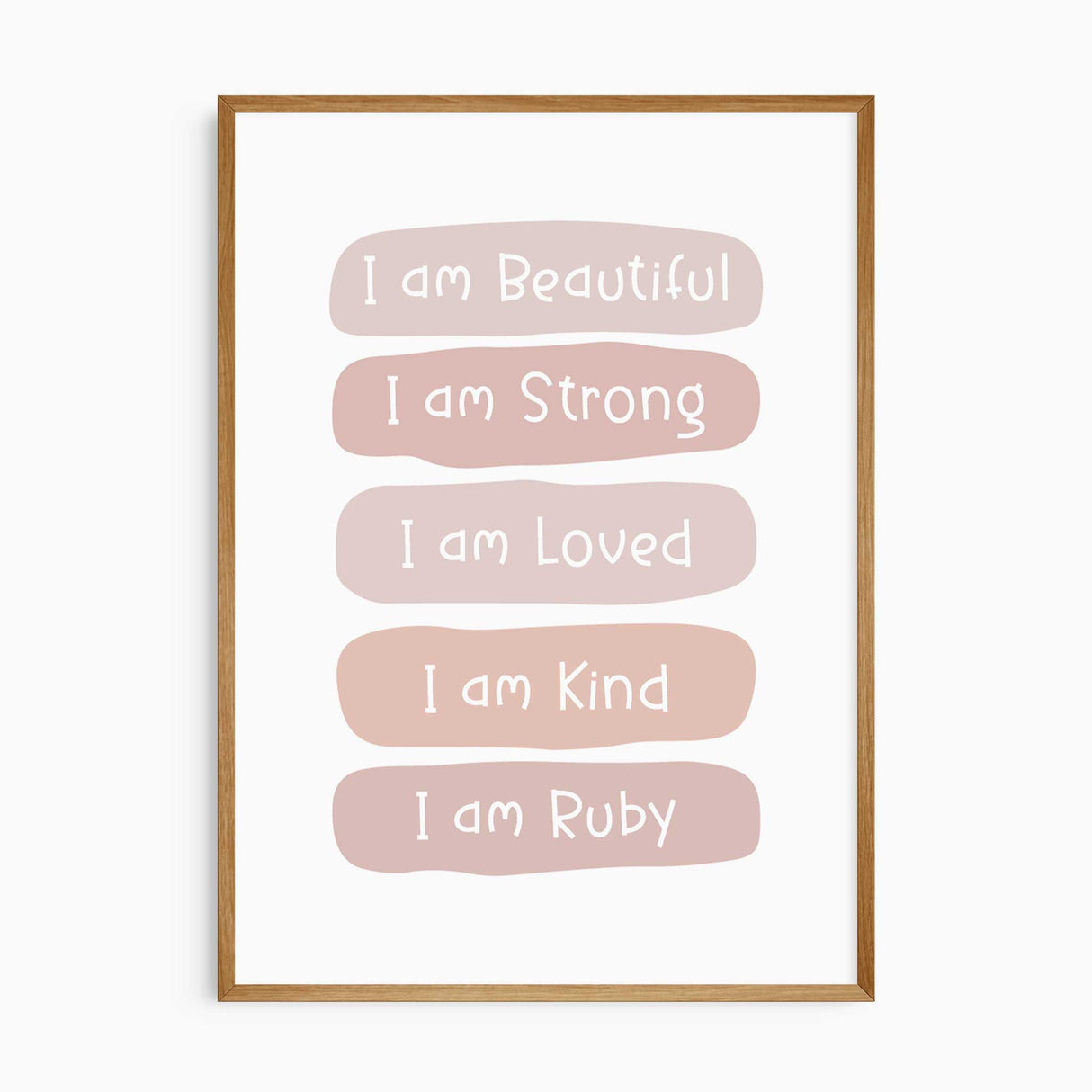 Pink Affirmation Prints