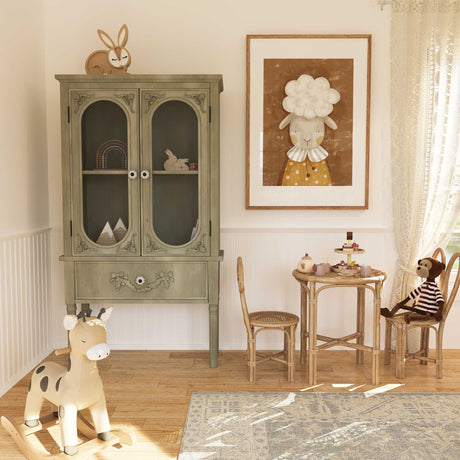 Sheep wall print for toddler bedroom decor