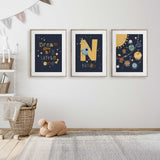 Kids Wall Art Nursery Wall Art Space Wall Art Outer Space Decor Dream Big Little One Space Print Galaxy Print Planet Print
Star Print Personalized Name Print
Custom