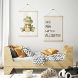 set of 2 boys nursery artwork 