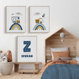 Personalised Construction Prints