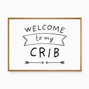 Welcome to my crib wall art in black and white for nursery decor