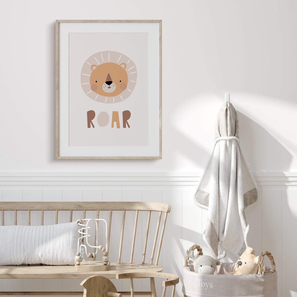 Boho Lion Roar Poster