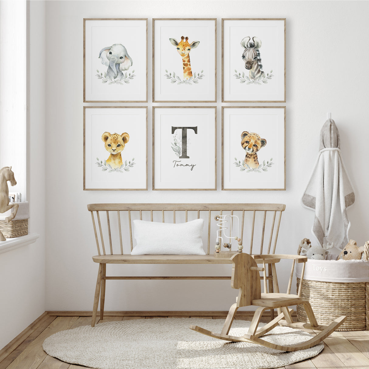 Personalised Safari Jungle Animals