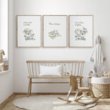 Australian animal nursery wall art set with koala family illustrations, ideal for gender neutral baby rooms and wildlife inspired décor.