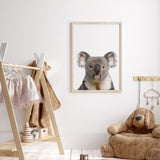 Koala wall art for kids bedroom and nursery