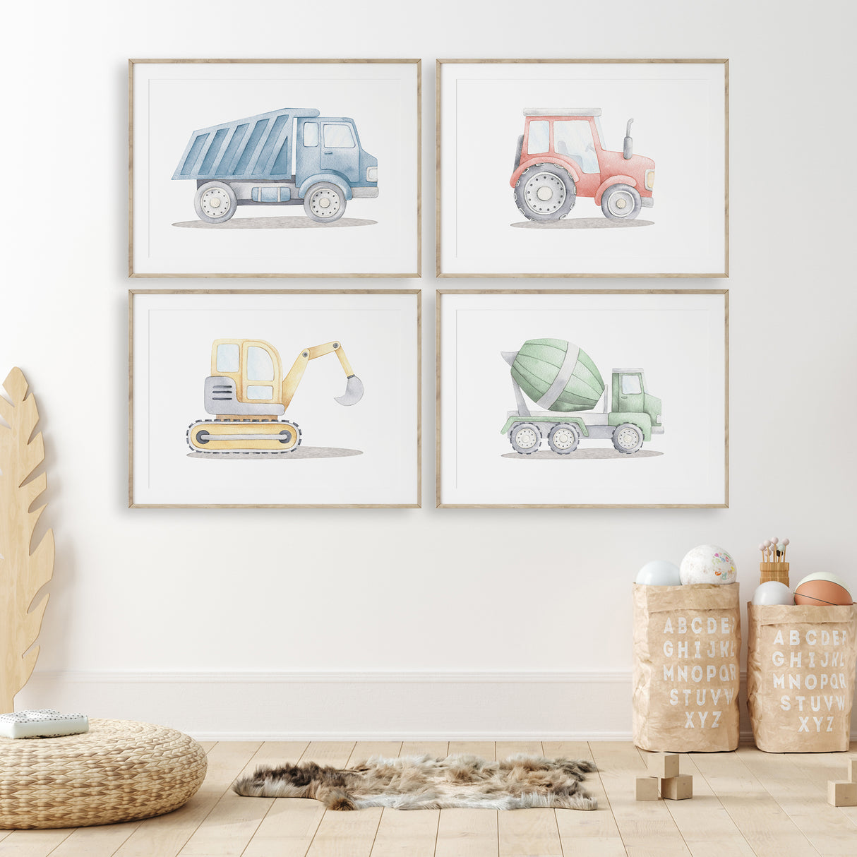 Construction vehicle Prints